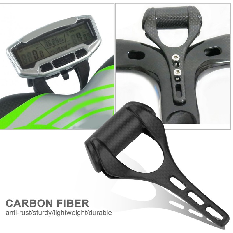 Carbon fiber Mountain Road Bicycle Speedometer Lamp Bike Computer Bracket