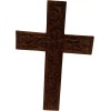 Wall Mounted Wall Hanging Wooden Christ Cross Crucifix Catholic Rosewood
