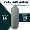 NedFoss Axe/Hatchet Sharpening Puck Whetstone Knife Sharpening Stone, Dual Grit