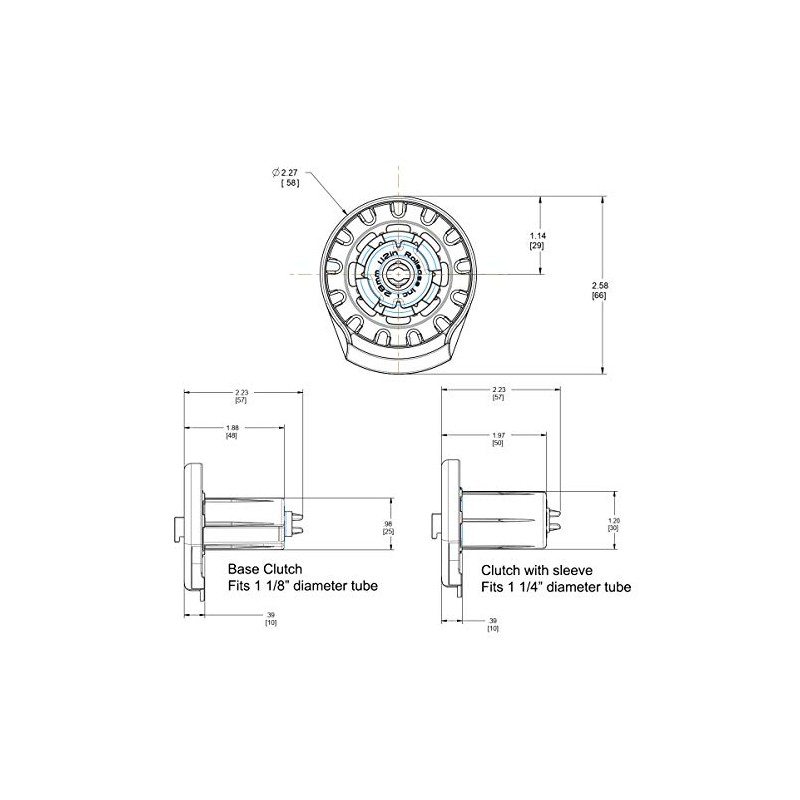 Rollease Skyline SL15 Roller Shade Clutch White