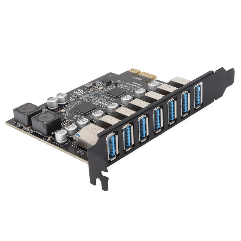 7 Port PCIE Expansion Card 7 Ports USB 3.2 GEN1