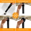 TIORIY Vessel Sink Drain Without Overflow, Plastic Bathroom Pop up