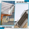 Hicarer 8" x 50ft Galvanized Sheet Steel Metal Flashing Roll