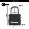 MASTER LOCK Heavy Duty Combination Padlock, Security level 9/10, Large
