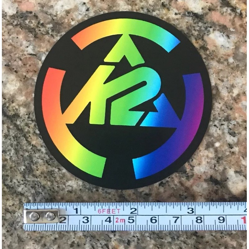 K2 Ski Sticker - Skiing Snowboarding Skis Mountain Sports Gear