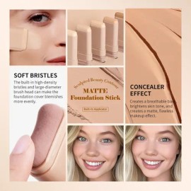 Base De Maquillaje Belleza Corrector 2 En 1 Beige Cálido                                                                                              