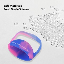 1 Pair Wearable Piano Hand Corrector Finger Trainer Ball Hand Corrector Piano Gesture Corrector Device Breathable Elastic Contraction Strap Professional Finger Exercisers Posture Correction Tool