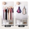 ZEDODIER Tank Top Hanger, 2 Pack Rotatable Bra Organzier for