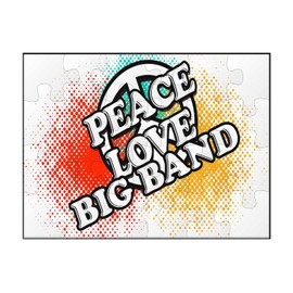 Makoroni -Peace Love Big Band - Jigsaw Puzzle 30 pcs, DesI50