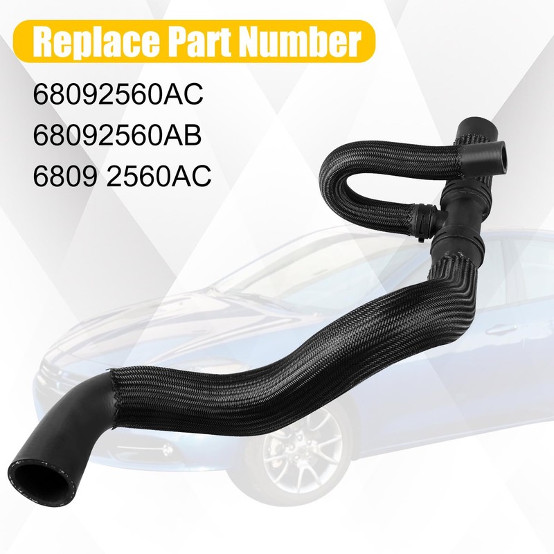 Upper Radiator Inlet Hose Compatible with Dodge Dart 2013-2016 2.0L