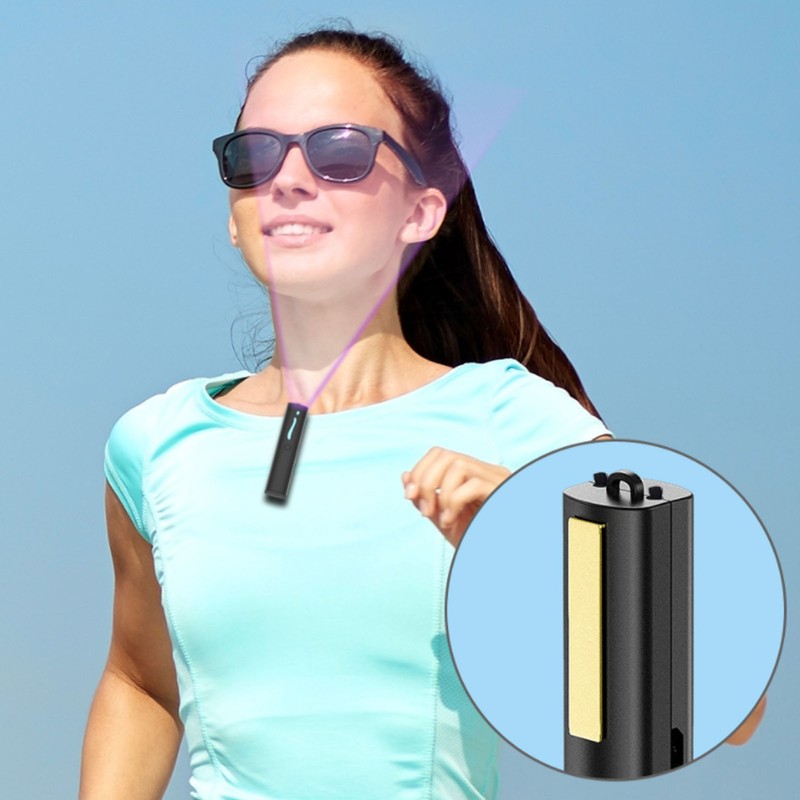 Wearable Air Purifier Negative Ion Necklace USB Charging Mini Portable