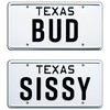 Urban Cowboy | Bud + Sissy | Metal Stamped License