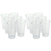 Winco - Clear Plastic Tumbler/Stackable Restaurant Beverage cup,12 Pk,16 oz.