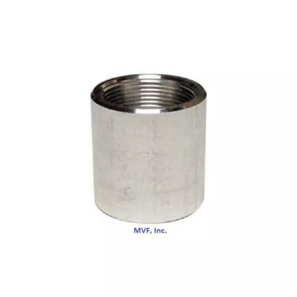 MVF, Inc 2" NPT Threaded Full Coupling Aluminum 6061-T Schedule