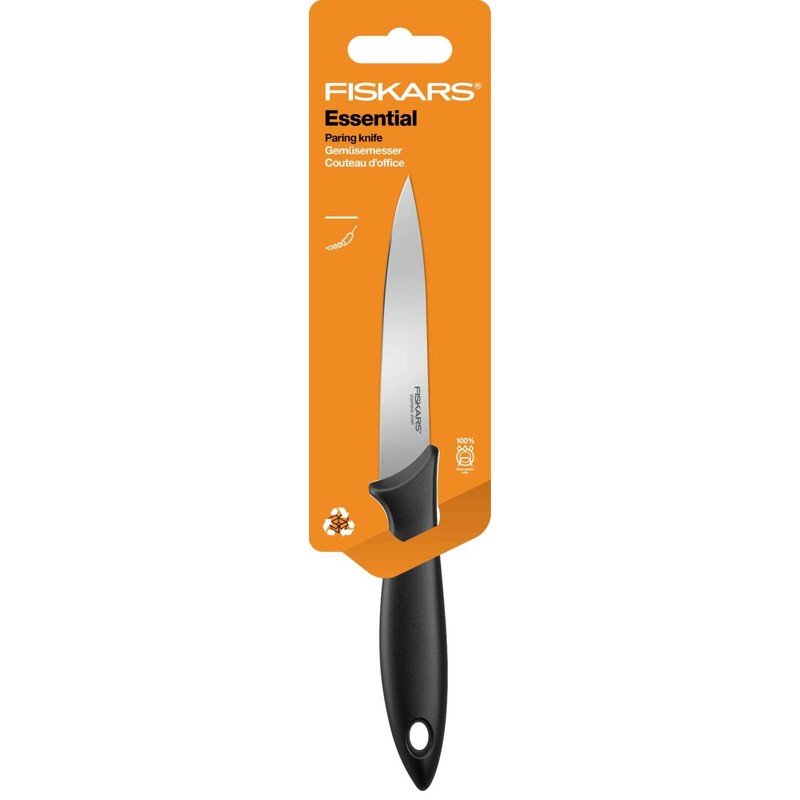 Fiskars Spelucchino, Essential, Lunghezza Totale: 22 cm, Acciaio Inox /