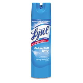 Lysol Disinfectant Spray, Spring Waterfall, 19-Ounce (Pack of 12)