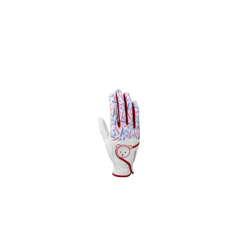 Callaway Glove BEAR DUAL WMS WHT/RED 21 24 (21 cm