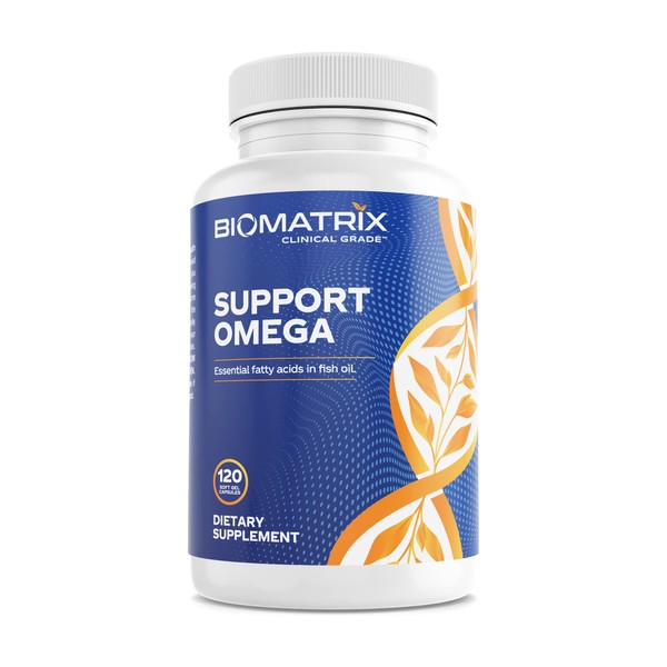 Support Omega (120 Gel Capsules) Omega 3 Fish Oil Supplement - Cardiovascular, Musculoskeletal Support
