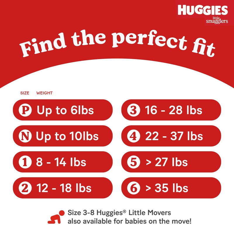 Huggies Size 4 Diapers, Little Snugglers Baby Diapers, Size 4