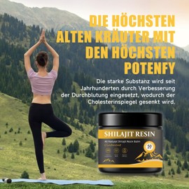 Shilajit Resin - Maximum Potency Natural Shilajit Resin in 85+ Trace Elements, Gold Grade Himalayan Pure Shiljait for Energy, Immune Support, 50 Grams Pack of 1