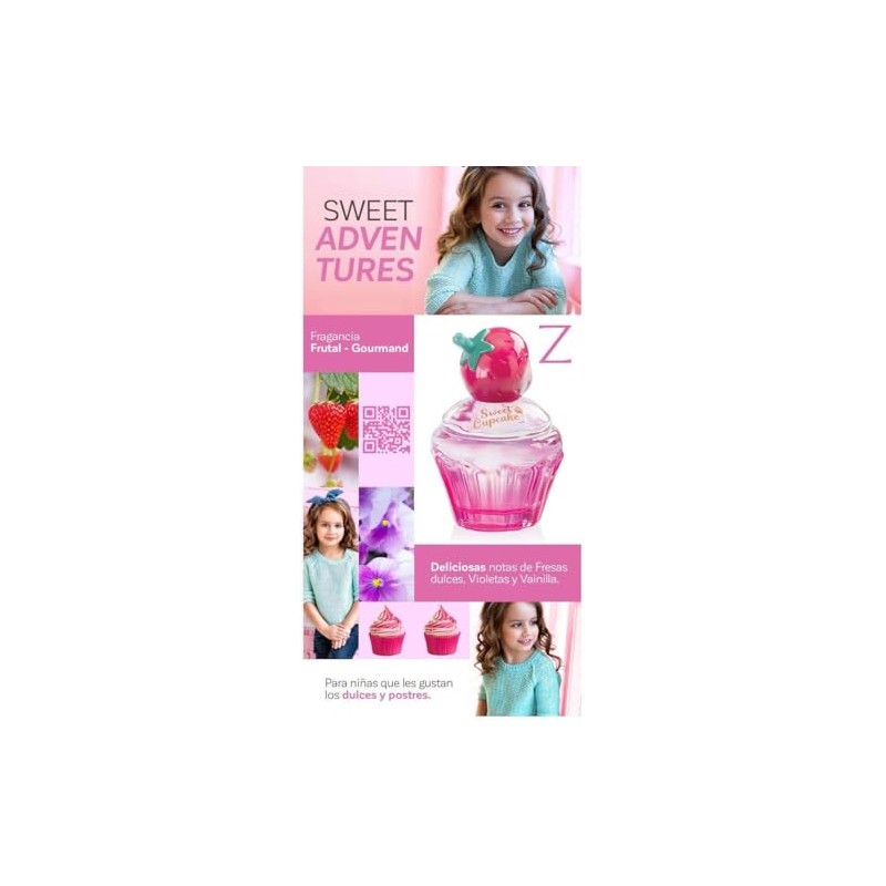 Zermat Delice Sweet Cupcake For Girl1.69fl oz