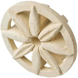 Matera Stone Round Air Vent Grille for 100mm Diameter Pipe External and Internal Use Handmade Product F003-10