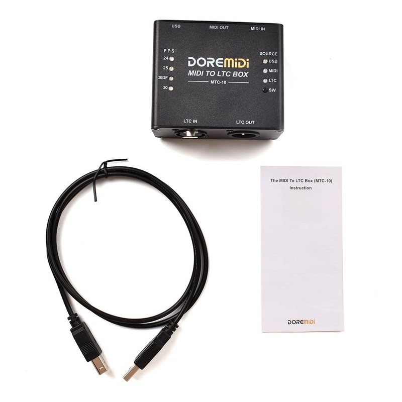 DOREMiDi MIDI To LTC Box Is MIDI Time Code and