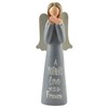 Blossom Bucket Mother Love' Angel W/Heart Home Decoration