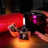 Pixel Cartel Pocket Lighter Orange Fluorescent Gaming Lighter Glows in
