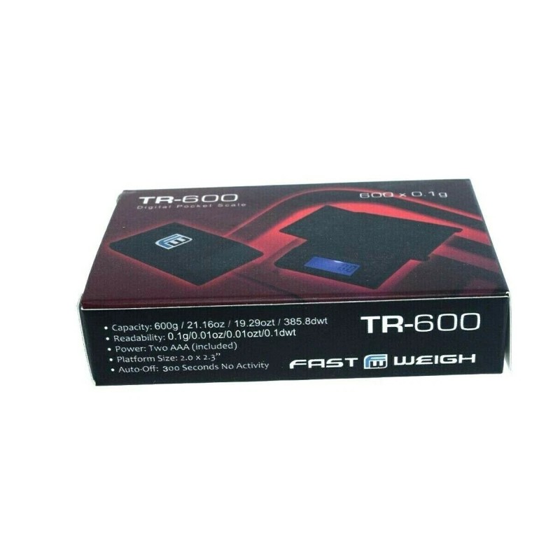 FAST WEIGH TR-600 DIGITAL POCKET SCALE- 600 X 0.1 G