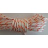 5/16 x 200 ft.Double Braid-Yacht Braid Polyester Rope Hank.White/Orange