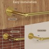 RSFMAS Wall Mounted Clothes Rack, Industrial Pipe Clothing Hanger 36