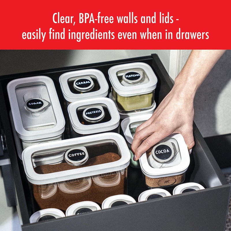 ZWILLING Fresh & Save CUBE Storage Organizer, 2S, 0.875-qt, Pantry