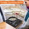 CUSIMAX Hot Plate, Single Burner Electric Cooktop, 1500W Electric Burner
