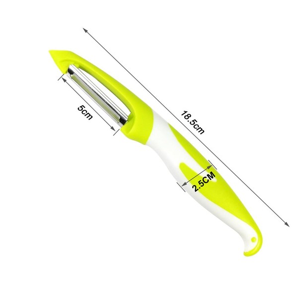 QitinDasen 2Pcs Professional Straight Peeler, Vegetable Peeler and Fruit Peeler,