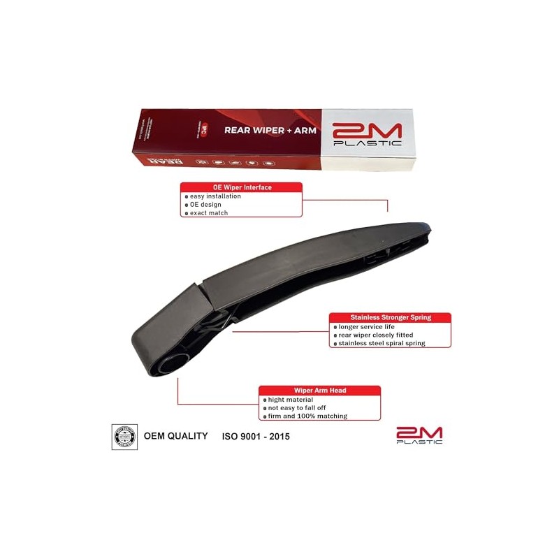 2M PLASTIC Rear Wiper Arm & Blade For FORD BRONCO