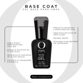 Base Coat Gel Organic Nails 15ml