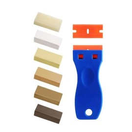 Wenrescry Hartwachs Reparaturset für Laminat, Parkett, Vinyl, Fliesen | Möbelreparatur Wachs Set Wachskitt zum Reparieren von Kratzern, Schäden und Löchern | DIY Holz Reparaturkit