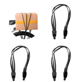 Pack of 3 Luggage Straps Bicycle Tie Down Strap Bicycle Tie Down Strap Luggage Rack Tie Down Strap Rubber Tensioner with Hook 3 in 1 Tie Down Strap Bicycle Tie Down Straps Adjustable for Pannier Rack