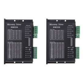 2X Digital Stepper Driver, Dm556 Motor Driver is Suitable for Nema 23, Nema 24 and Nema34 Stepper Motors