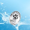 EDINGM 2 PCS Dogs Badge Rated 4x4 Metal Car Emblems,