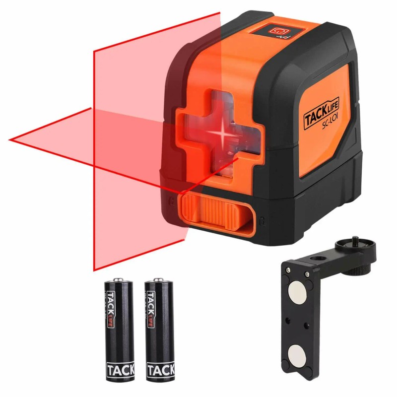 Tacklife SC-L01-50 Feet Laser Level Self-Leveling Horizontal and Vertical Cross-