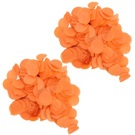 2Bag Round Paper Confetti 2.5cm Birthday Party Festival Wedding Decoration SuppliesOrange