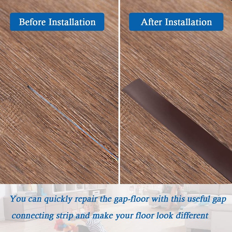 Floor Transition Strip Self Adhesive Floor Cover Strips Laminate 3"