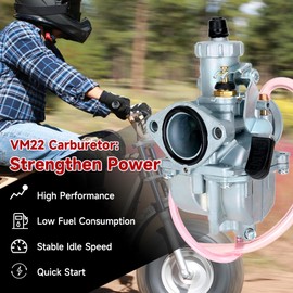 FVRITO Mini Bike 212cc Carburetor Throttle Cable Assembly Jets Kit for Predator 212 196cc 224cc Coleman CT200U BT200X CT200U-EX RB200 Baja Warrior MB200 Axis M200 KT196 Go Kart Performance Parts