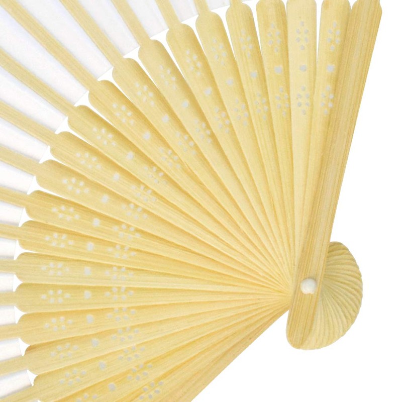 Pack of 30 Fans cnomg Painting Fans Plain DIY Folding
