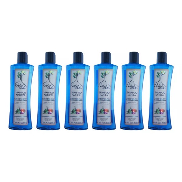 Árbol Verde 6 Pz Shampoo Mini Árbol Verde Crecimiento Bergamota