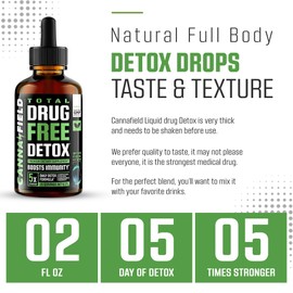 Body Cleanse Liquid Detox Drops, Liver, Gut Cleanse Detox & Repair with Milk Thistle, Premium Detox Supplement, 5-Days Detox