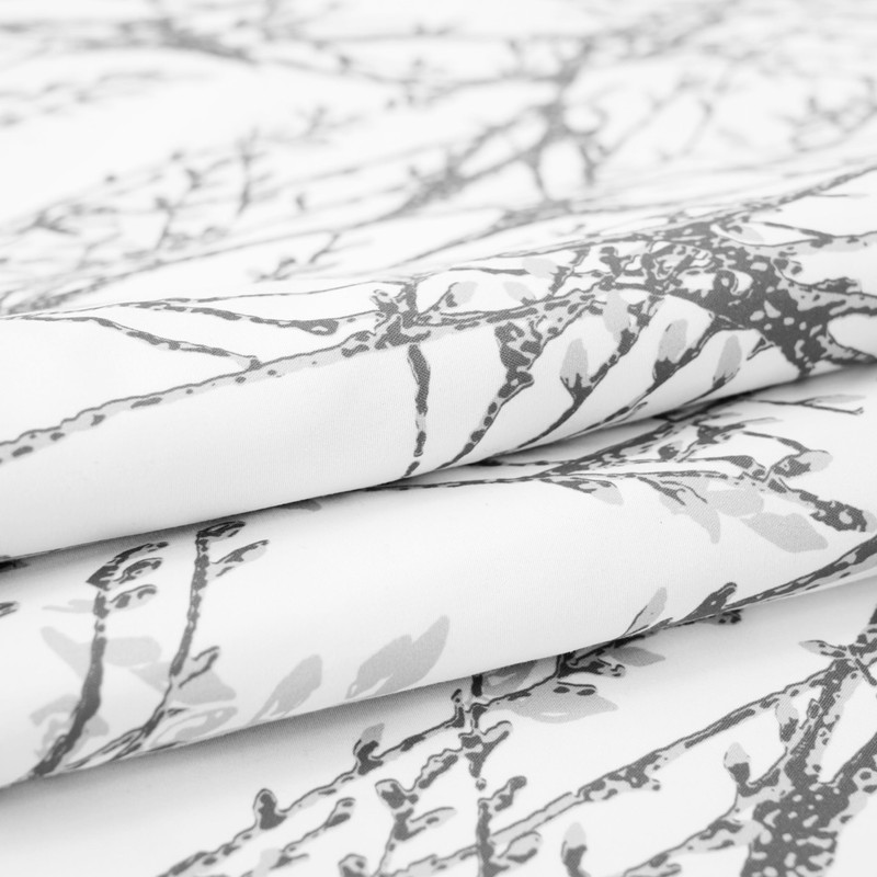 DriftAway Tree Branch Lined Valance Double Layer Blackout Thermal Insulated