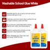 1InTheOffice White Glue Bottles, Washable School Glue White, No-Run 4